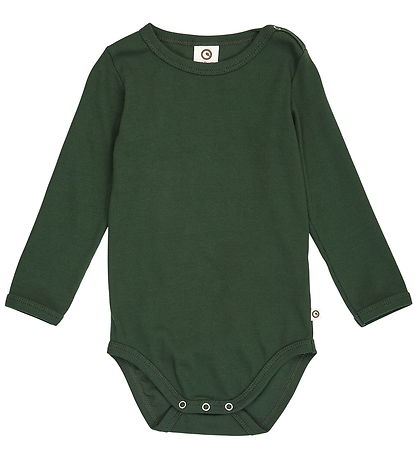 Müsli Body l/æ - Rib - Cozy Me - Forest Green
