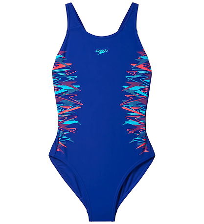 Speedo Badedragt - Placement Muscleback - Night Watch/Hyper Teal