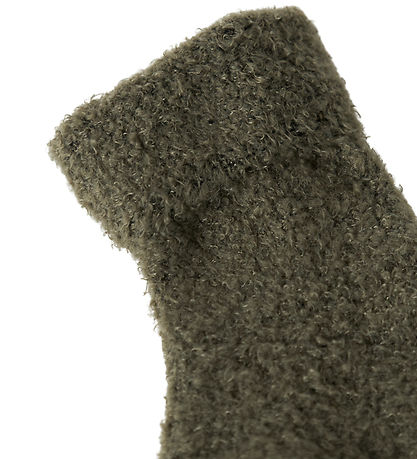 Name It Strømper - NbmOllo - Terry Fluffy - Olive Night