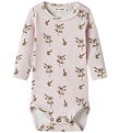 Lil Atelier Body l/æ - Slim - NbfGayo - Hushed Violet/Apple Rose