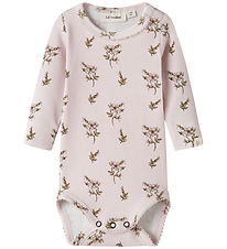 Lil Atelier Body l/æ - Slim - NbfGayo - Hushed Violet/Apple Rose