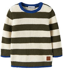 Name It Bluse - Strik - NmmNereus - Olive Night
