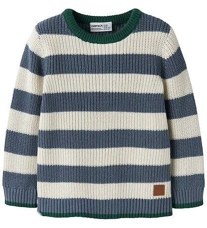 Name It Bluse - Strik - NmmNereus - Blue Mirage