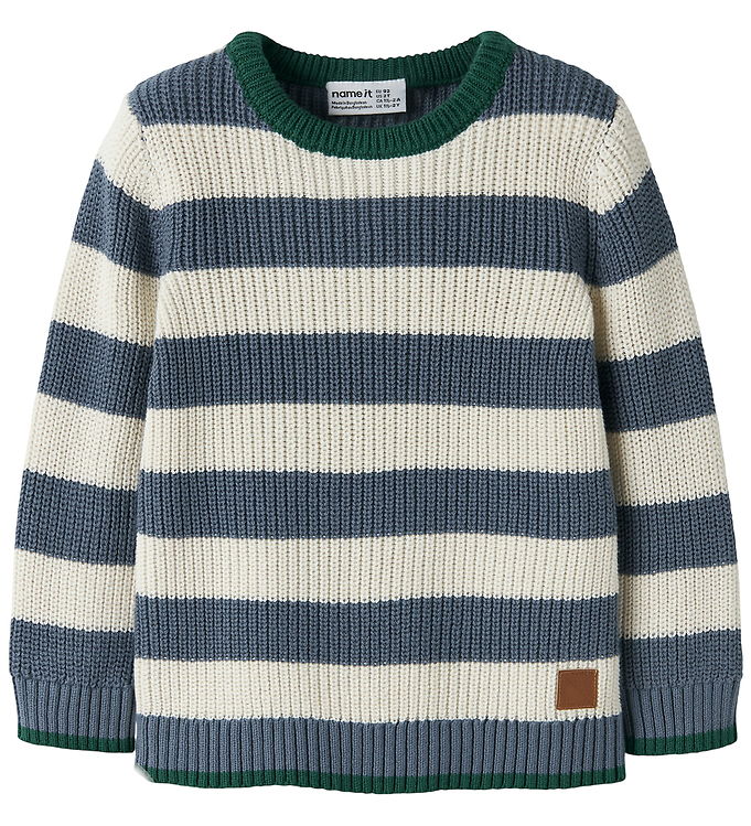 Name It Bluse - Strik - NmmNereus - Blue Mirage