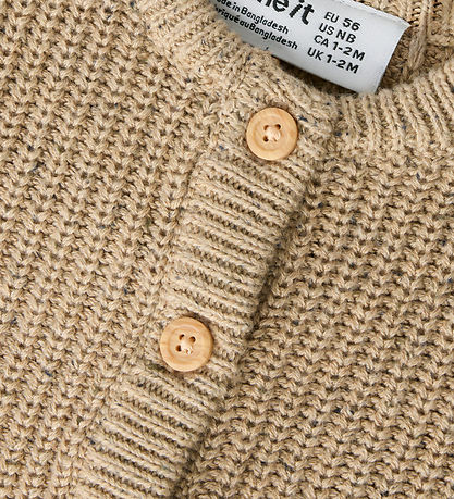 Name It Cardigan - Strik - NbmNorman - Sesame