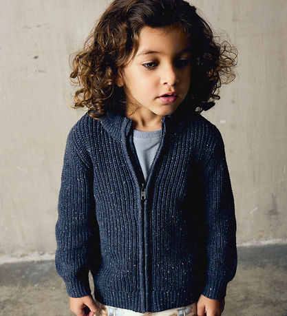Name It Cardigan - Strik - NmmNorman - Ombre Blue