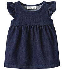 Name It kjole - NbfEmber - Glitter - Dark Blue Denim