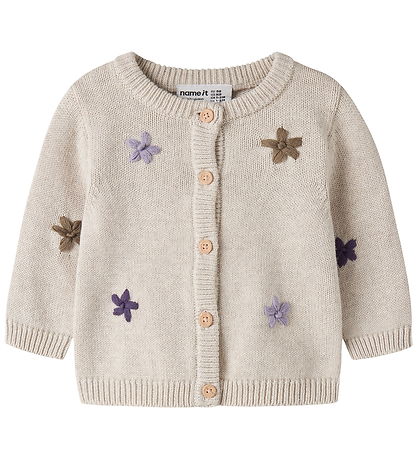 Name It Cardigan - Strik - NbfNanny - Peyote Melange