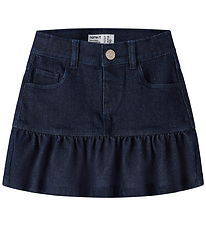 Name It Nederdel - NmfLiv - Glitter - Dark Blue Denim