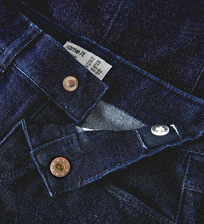 Name It Nederdel - NmfLiv - Glitter - Dark Blue Denim