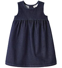 Name It Kjole - NmfElla - Glitter - Dark Blue Denim