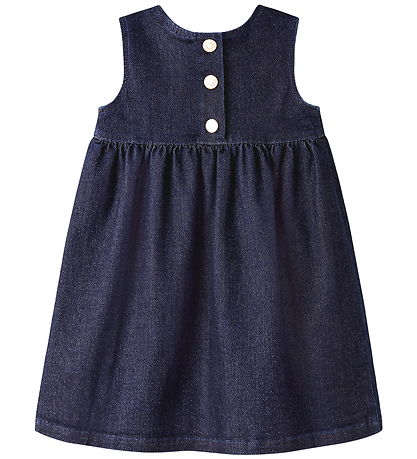 Name It Kjole - NmfElla - Glitter - Dark Blue Denim