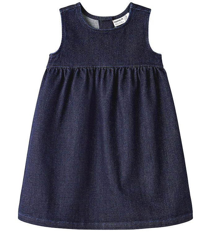 Name It Kjole - NmfElla - Glitter - Dark Blue Denim