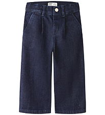 Name It Jeans - NmfRose - Wide - Glitter - Dark Blue Denim