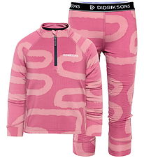 Didriksons Sæt - Baselayer - Jadis - Path Heather Pink