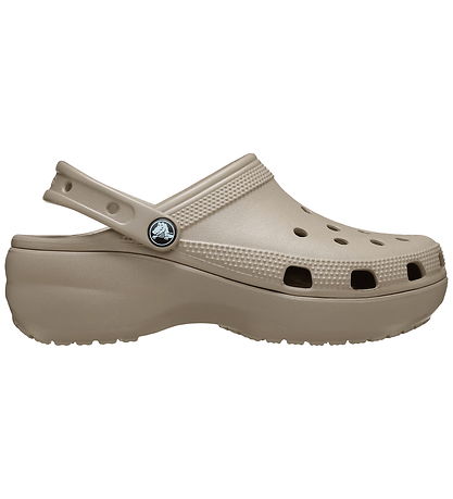 Crocs Sandaler - Classic Platform Clog W - Taupe
