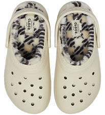 Crocs Sandaler - Classic Plaid Lined Clog K - Bone