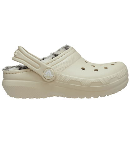 Crocs Sandaler - Classic Plaid Lined Clog K - Bone