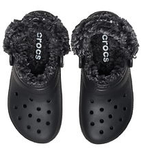 Crocs Sandaler - Classic Fleece Lined Clog T - Black