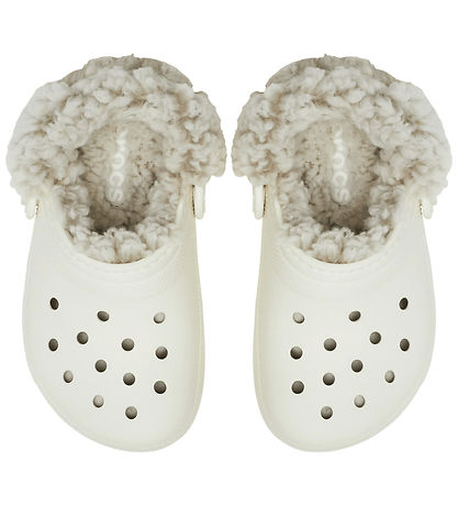 Crocs Sandaler - Fleece - Classic Lined Clog T - Summit White