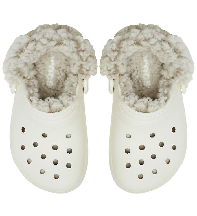 Crocs Sandaler - Fleece - Classic Lined Clog T - Summit White