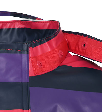 LEGO® Wear Regnjakke - PU - Jane 102 - Lila/Hvid/Fuchsiastri