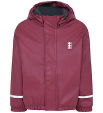 LEGO® Wear Regnjakke - PU - LWJipe 708 - Bordeaux