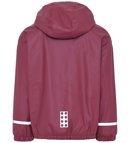 LEGO® Wear Regnjakke - PU - LWJipe 708 - Bordeaux
