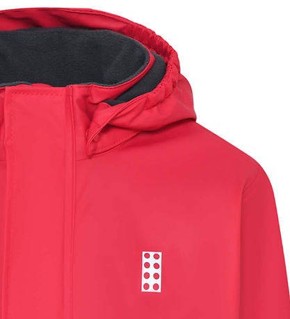 LEGO® Wear Regnjakke m. Fleece - LWJipe 708 - Mørk Pink