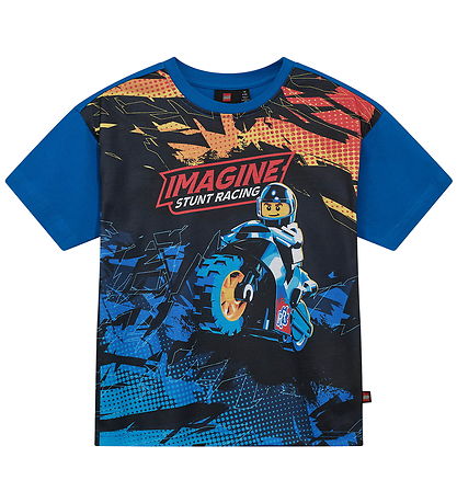 LEGO® Wear City -T-shirt - LWTaffy 614 - Blå m. Print