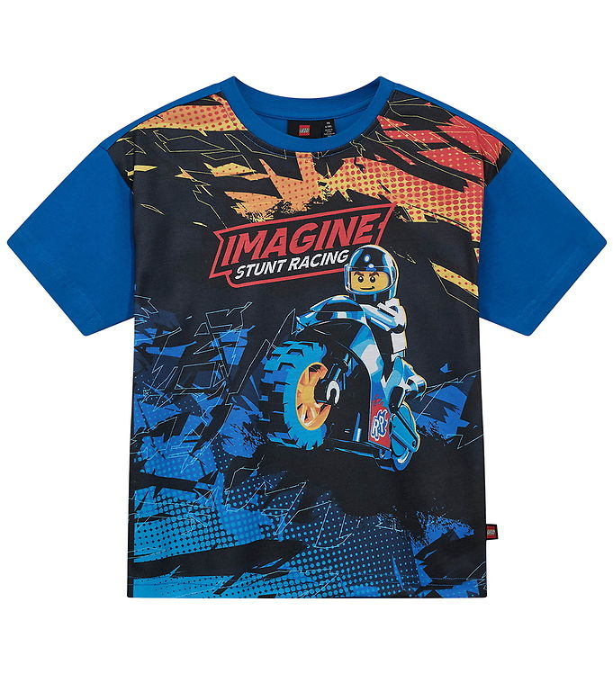 LEGO® Wear City -T-shirt - LWTaffy 614 - Blå m. Print