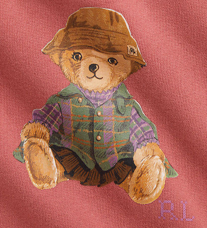 Polo Ralph Lauren Sweatshirt - Canvas Pink m. Bamse