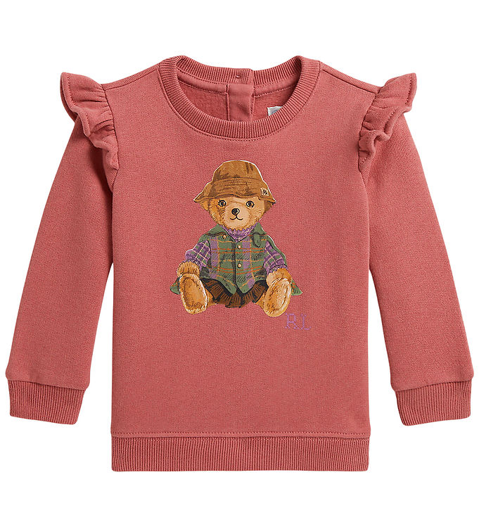 Polo Ralph Lauren Sweatshirt - Canvas Pink m. Bamse