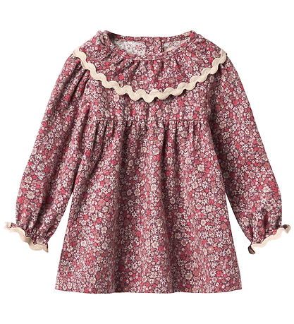 Wheat Kjole - Collar Elvira - Grape Flowers