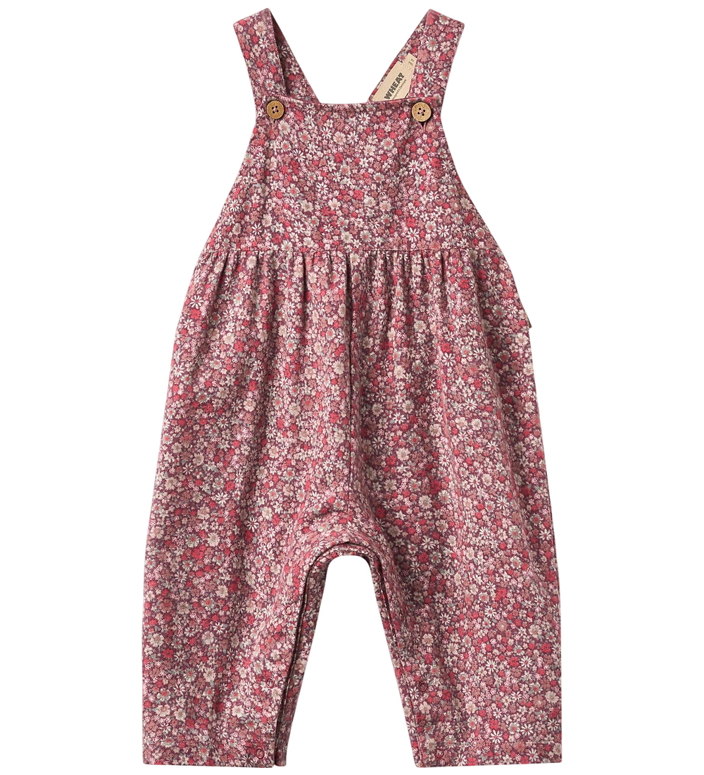 Wheat Latzhosen - Liz - Grape Blumen - Wheat - 1 Jahr (80) - Latzhosen