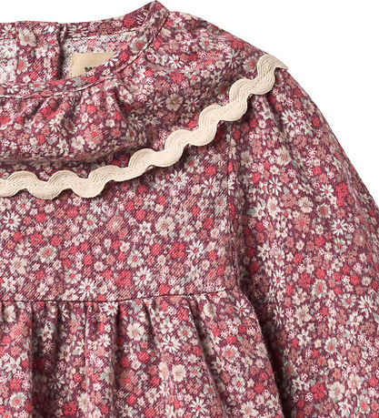 Wheat Kjole - Collar Elvira - Grape Flowers