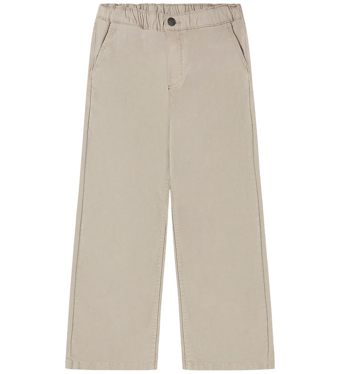 Minymo Bukser - Twill - Feather Gray
