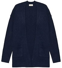 Minymo Cardigan - Strik - Long - Dark Sapphire
