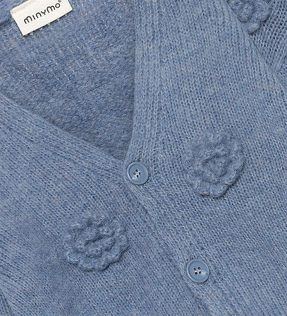 Minymo Cardigan - Strik - Moonlight Blue