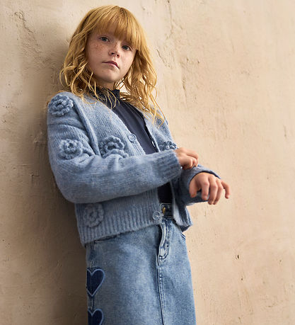 Minymo Cardigan - Strik - Moonlight Blue