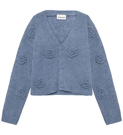 Minymo Cardigan - Strik - Moonlight Blue