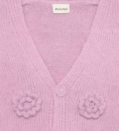 Minymo Cardigan - Strik - Fragrant Lilac