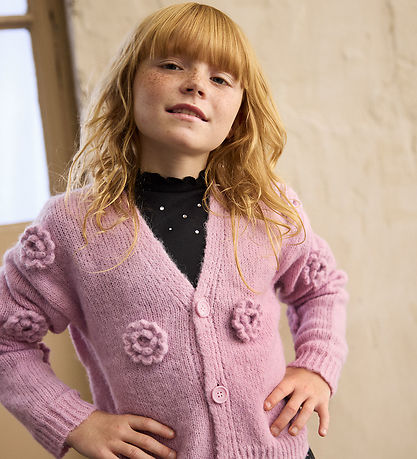 Minymo Cardigan - Strik - Fragrant Lilac