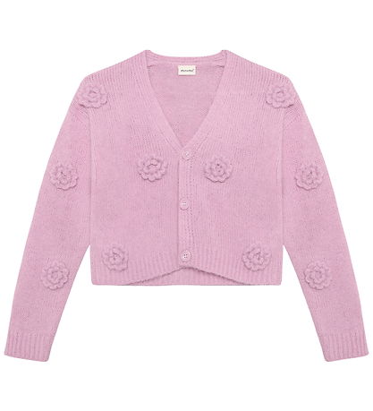 Minymo Cardigan - Strik - Fragrant Lilac