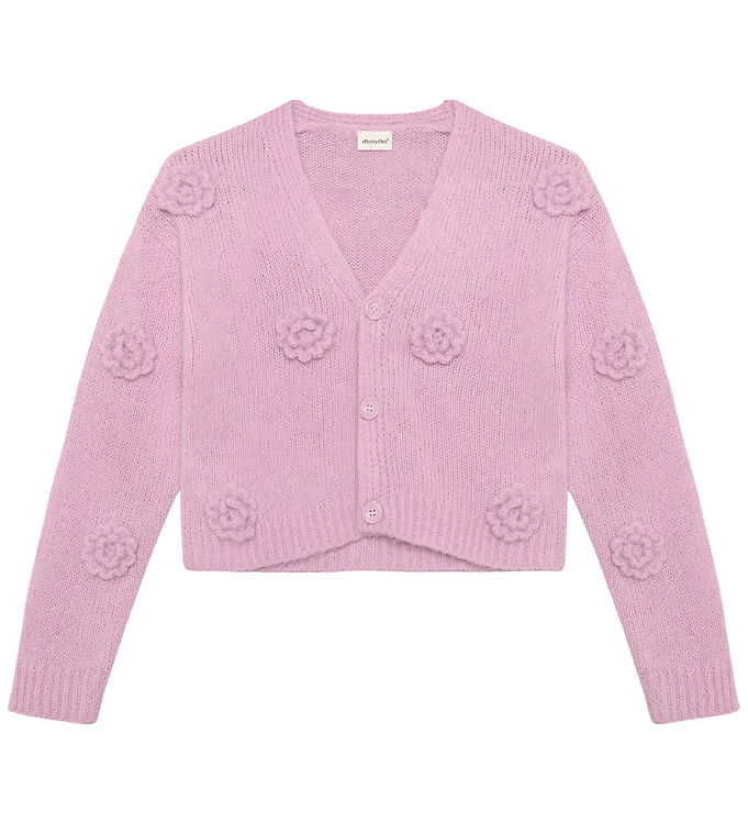 Minymo Cardigan - Strik - Fragrant Lilac