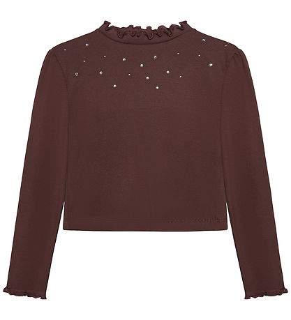 Minymo Bluse - Rib - Huckleberry