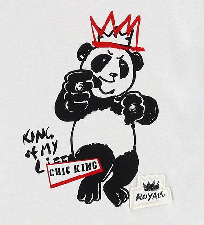 Dolce & Gabbana T-Shirt - Zwart/Wit m. Panda