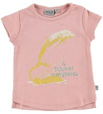 Wheat T-shirt - Mellow Rose m. Delfin Wheat T-shirt - Mellow Rose m. Delfin