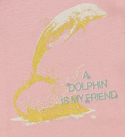 Wheat T-shirt - Mellow Rose m. Delfin Wheat T-shirt - Mellow Rose m. Delfin