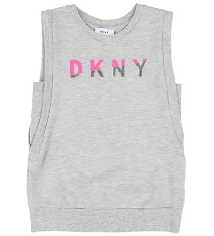 DKNY Top - Gråmeleret DKNY Top - Gråmeleret